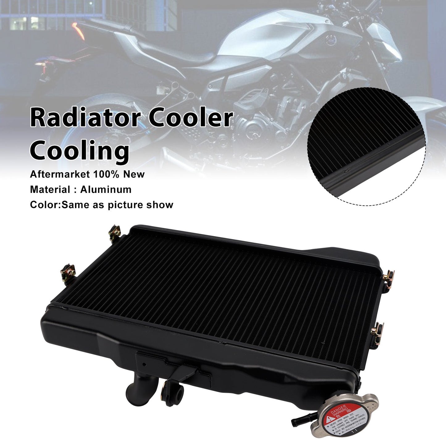 2025-2026 YAMAHA MT-07 Aluminum Radiator Cooling Engine Cooler