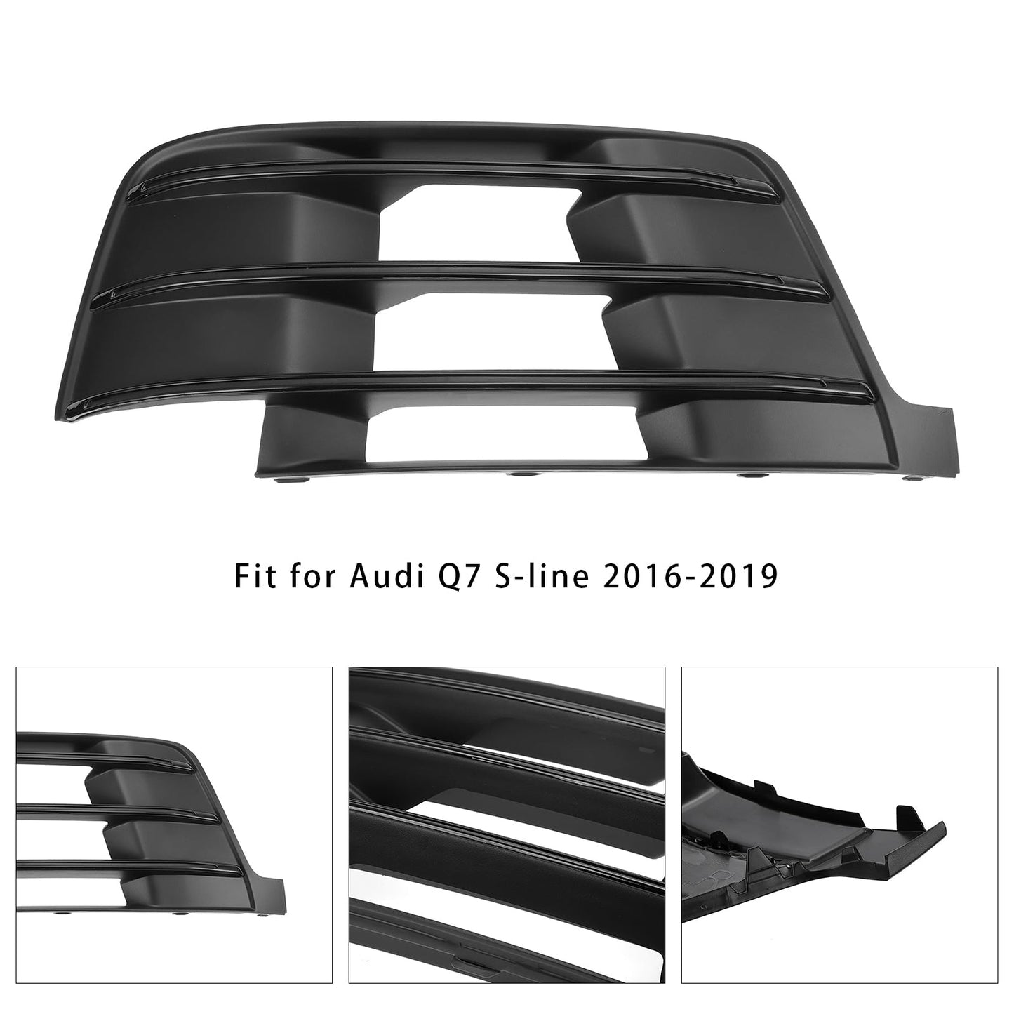 2016-2019 Audi Q7 S-Line Original Fog Light Grille Right Side 4M0807682D