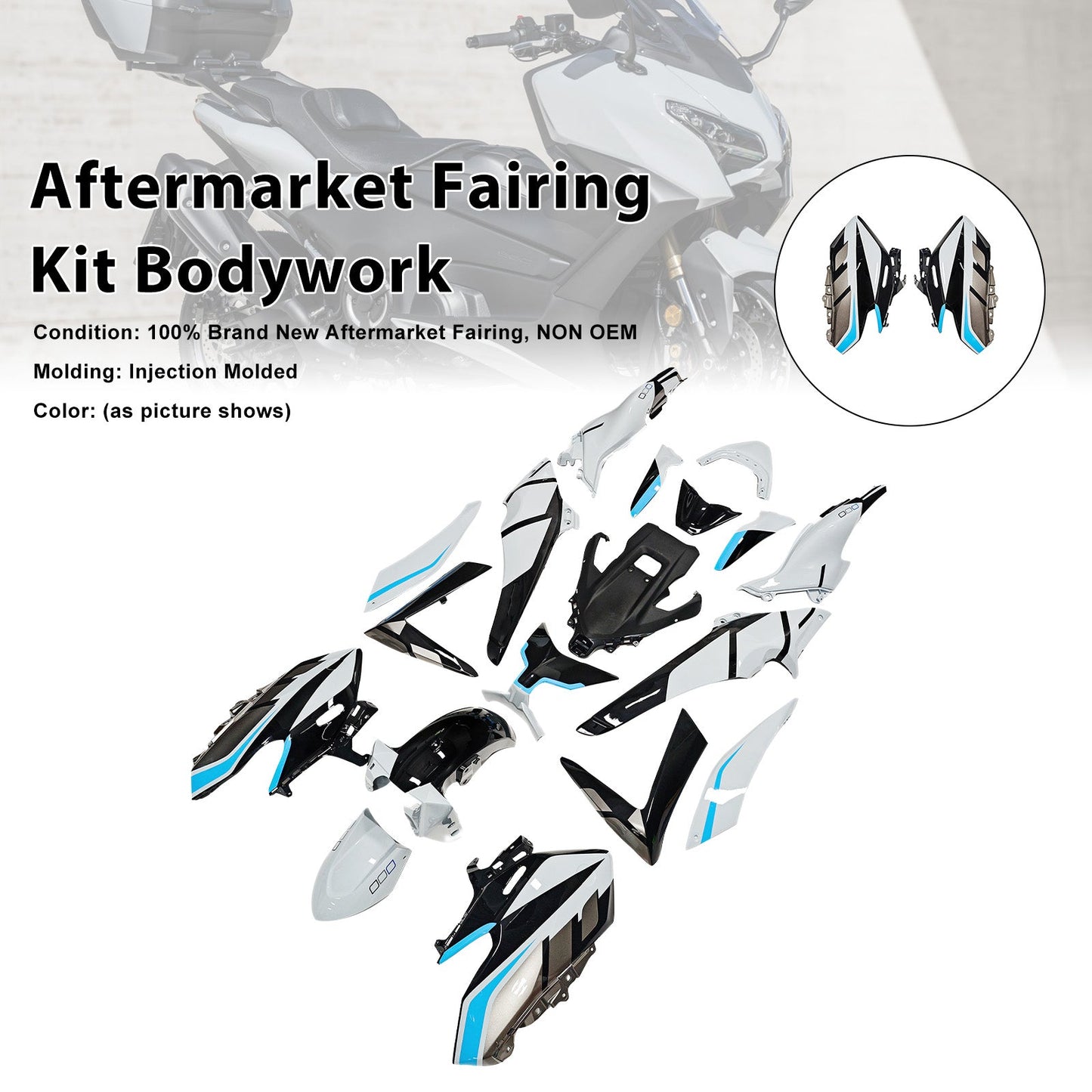 2025-2026 for Yamaha TMAX560 Injection Bodywork Fairing Kit