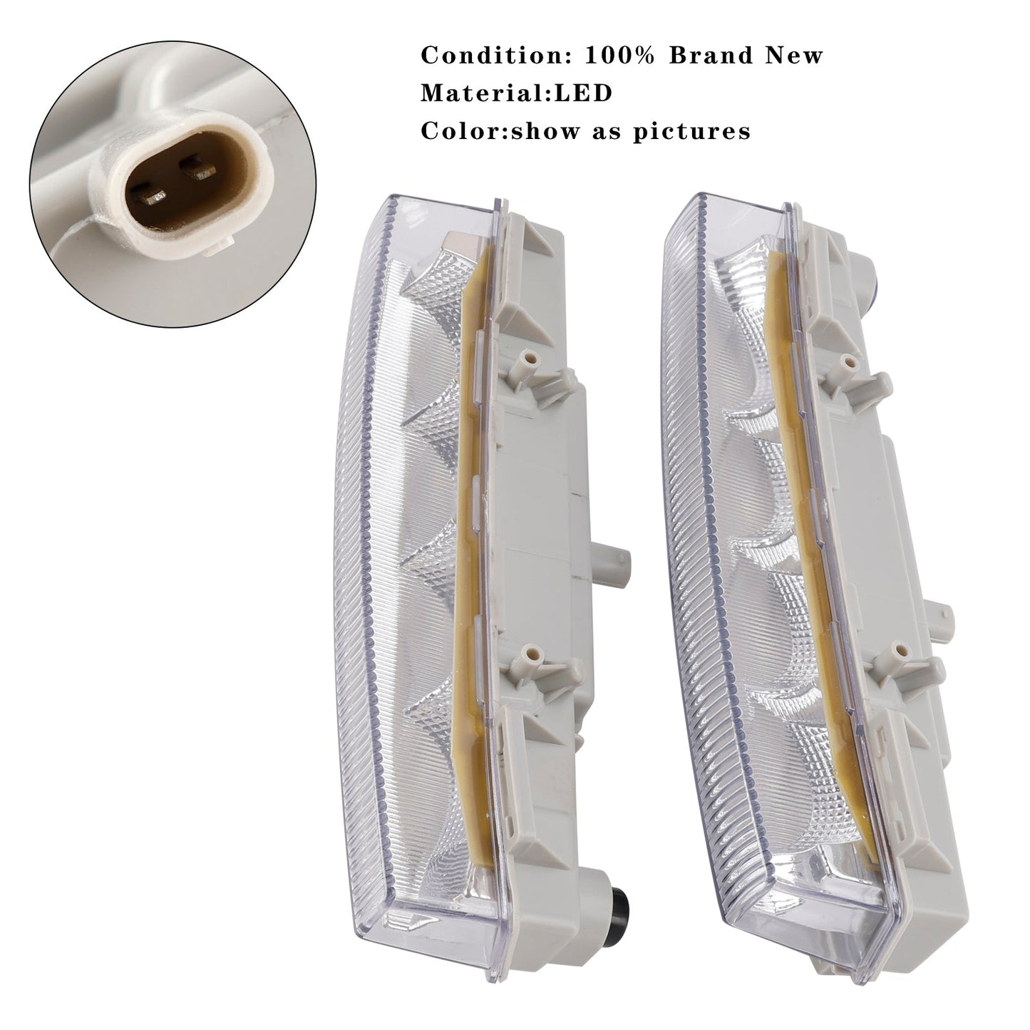 2012-2015 Mercedes Benz W166 ML-Class Specific model LH RH Pair Daytime Run Lamp Fog Light A0999065700 A0999065800