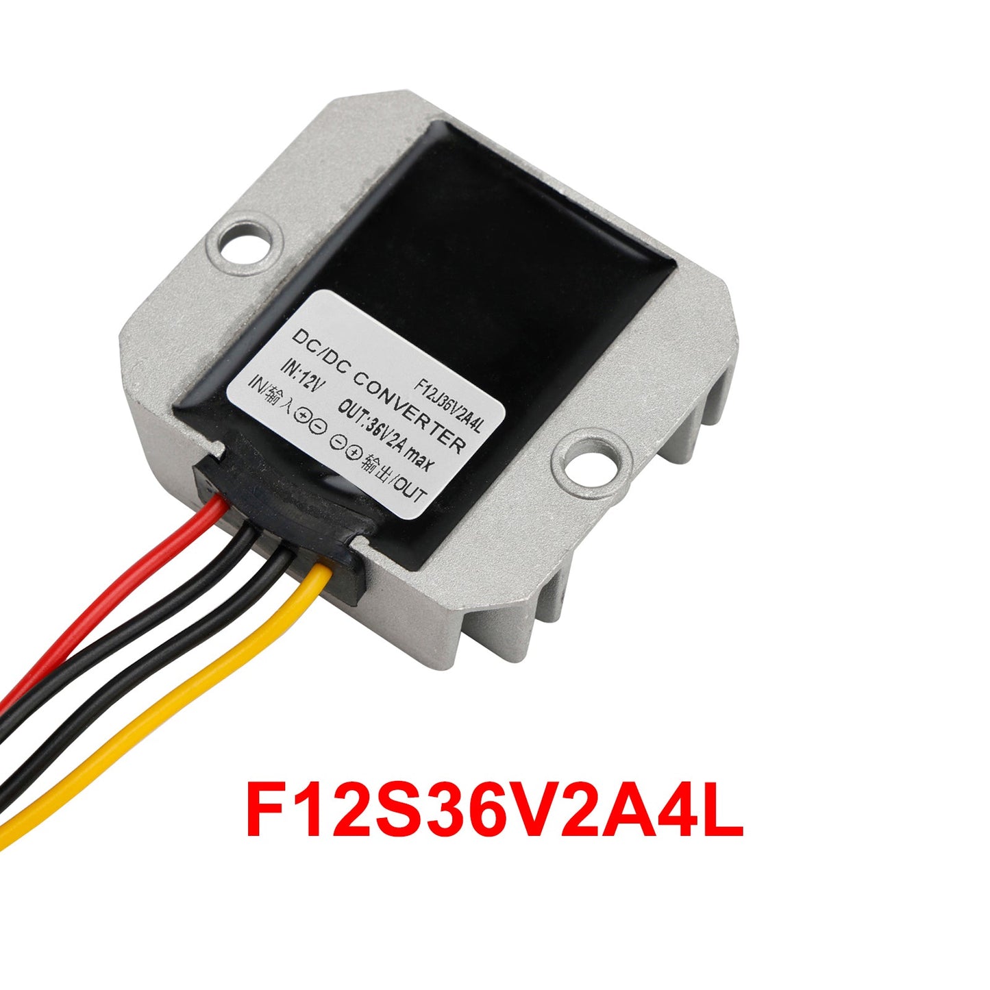 DC-DC 12V-36V 2A 72W Step Up Car Power Supply Converter Regulator Waterproof