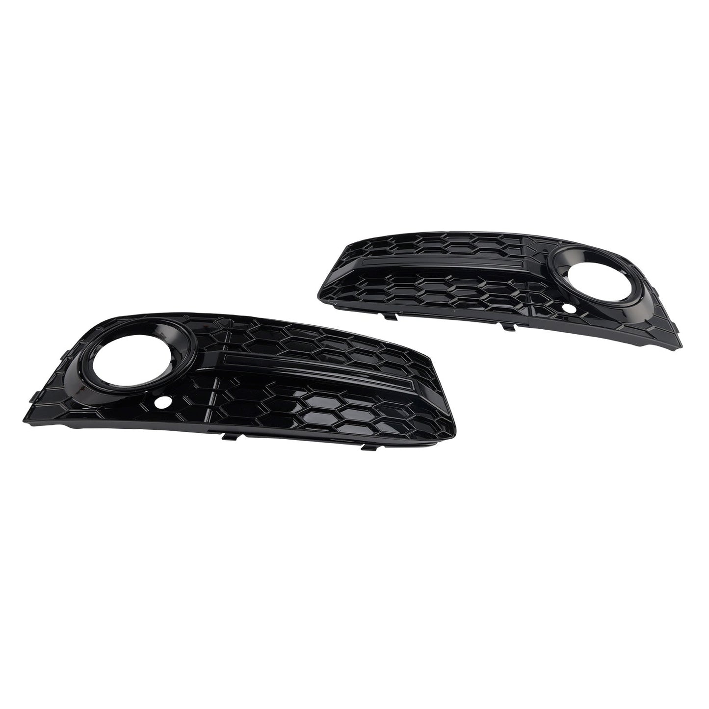 2PCS Front Honeycomb Fog Light Grill 8KD807681 Fit Audi A4 B8 2009-2012