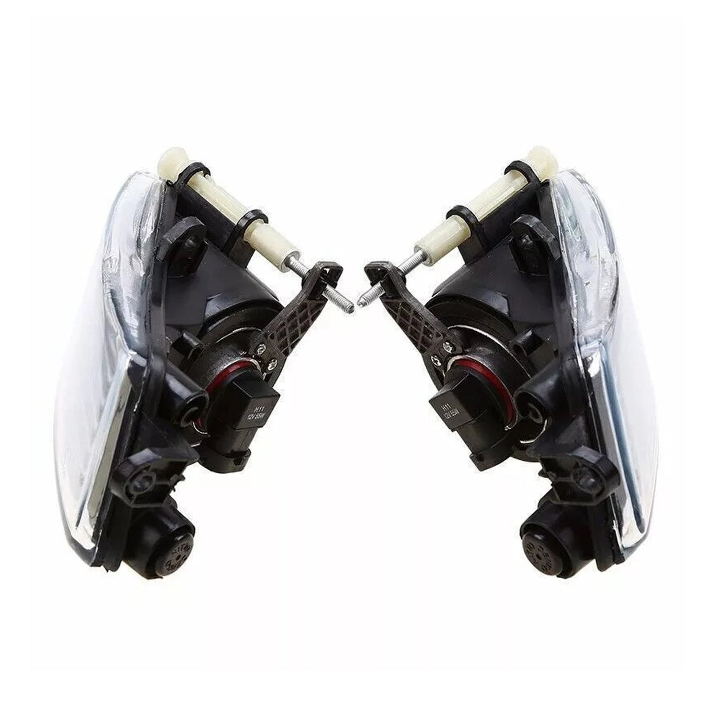 Pair Front Bumper Driving Fog Light Lamps For Audi A6 Avant 4F C6 2009-2011