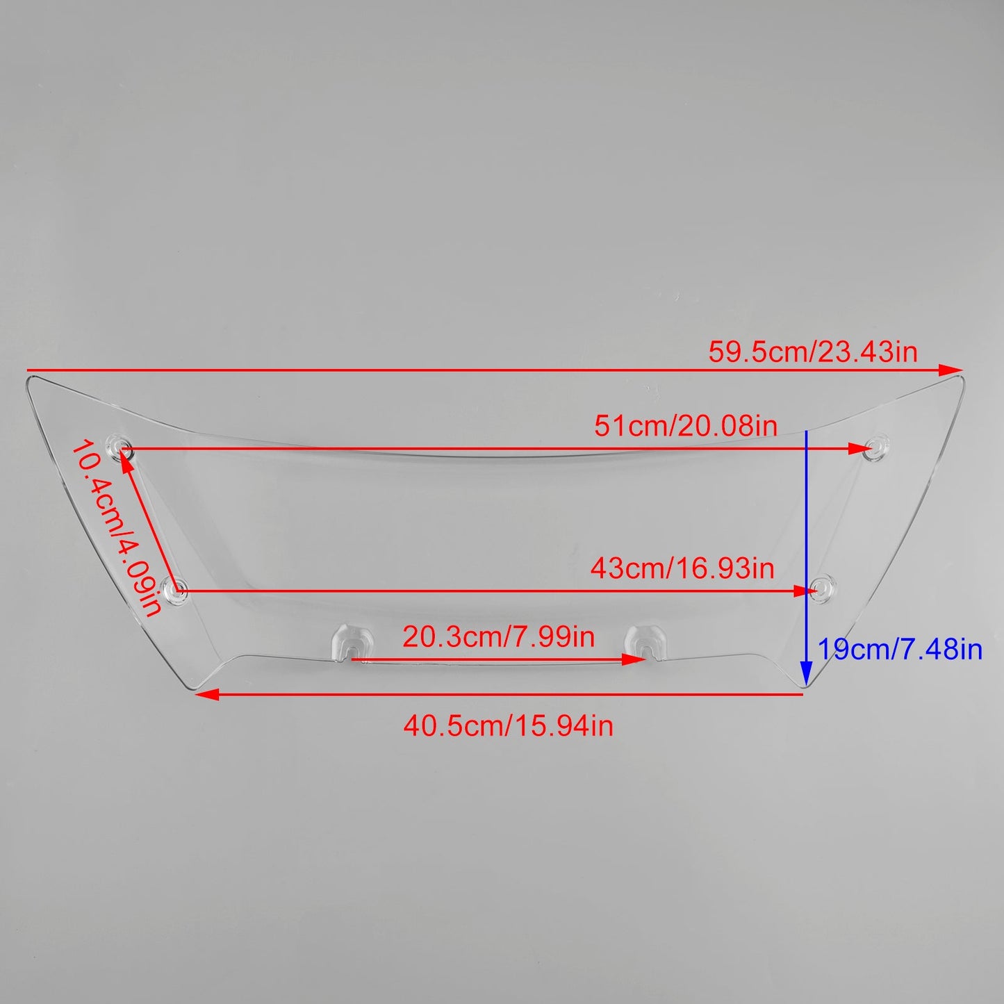 Windshield WindScreen fit for CVO Road Glide FLTRXSE 2023 2024