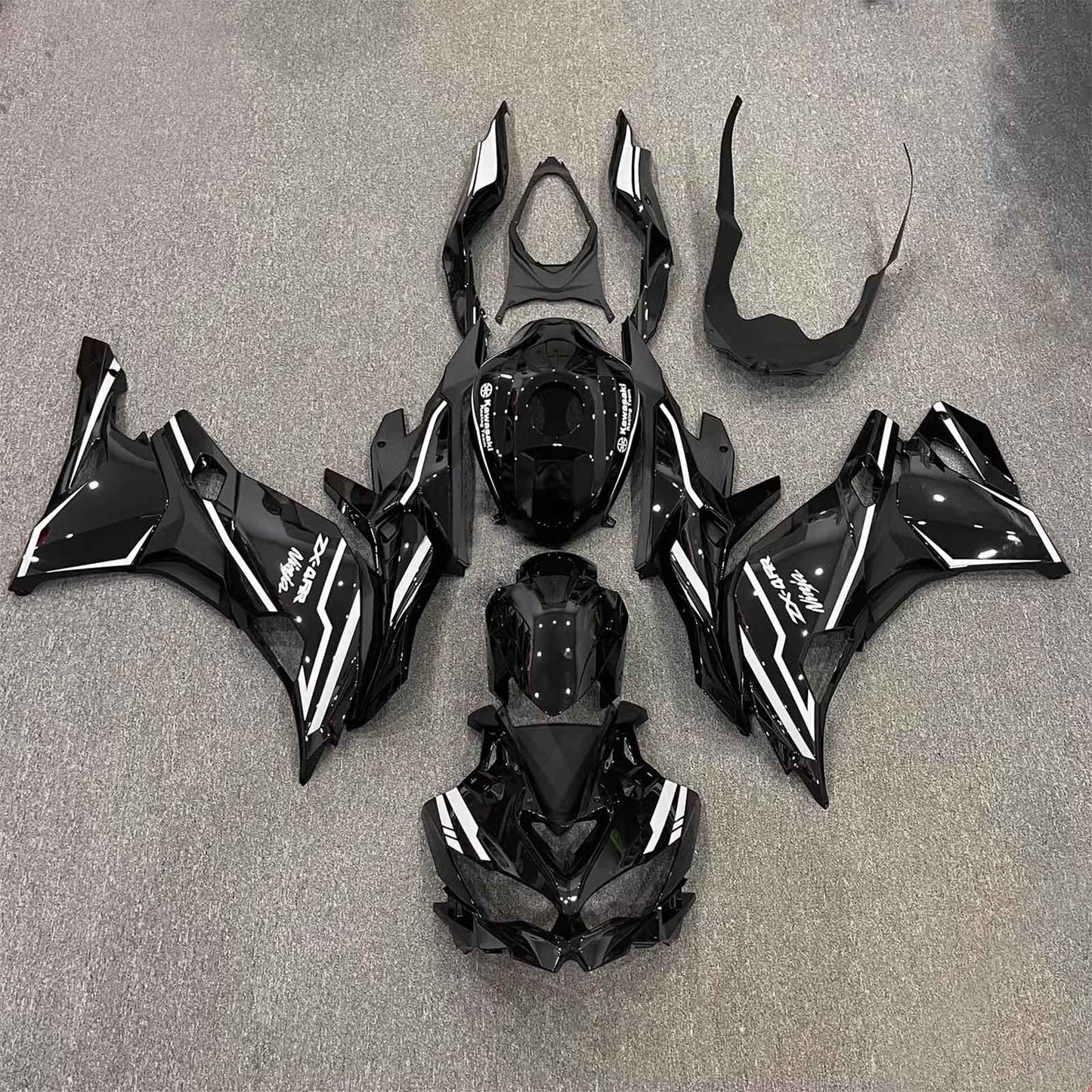 2019-2025 Kawasaki Ninja ZX-25R Amotopart Injection Fairing Kit Bodywork ABS #102