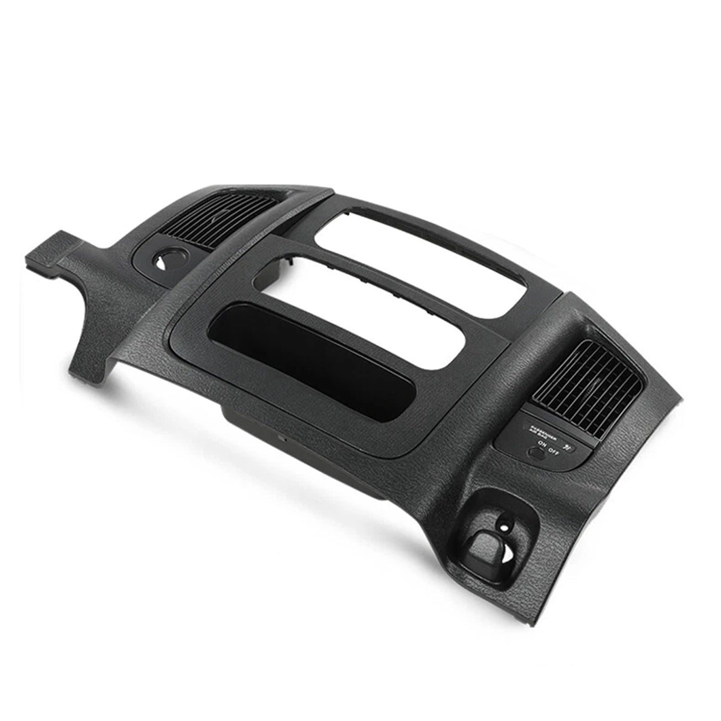 Center Dash Radio Trim Air Vent Bezel Panel Black Fit For Dodge Ram 2002-2005