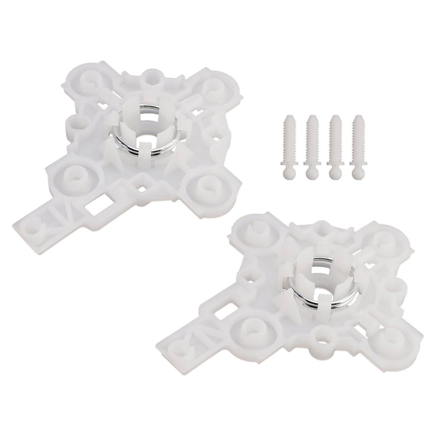 Left&Right Car Side Mirror Glass Lens Plastic Bracket Clip Holder for Honda