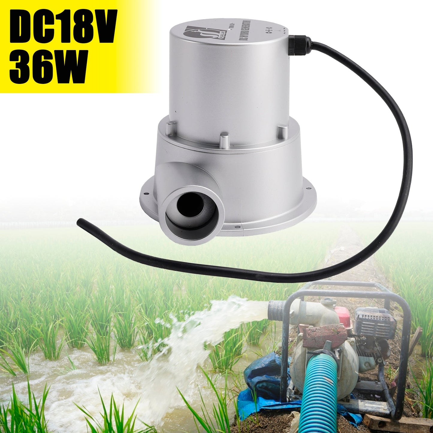Water Flow Turbine Hydroelectric Generator DC18V/36V 36W/50W AC Power Generation
