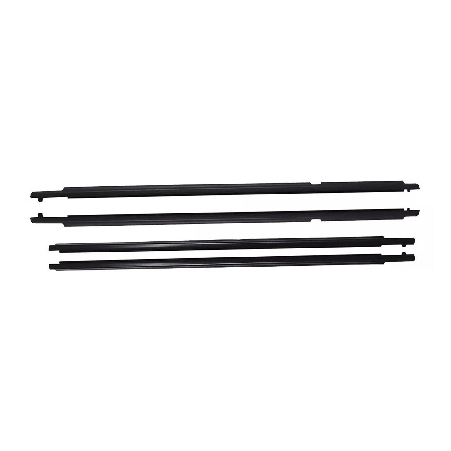 2008-2010 Toyota Highlander 4Pcs Weatherstrip Window Moulding Trim Seal Belt