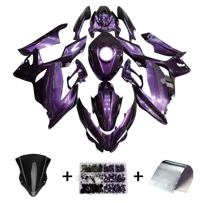 Injection Fairing Kit Bodywork Plastic ABS fit For Kawasaki EX400 Ninja400 2018-2024