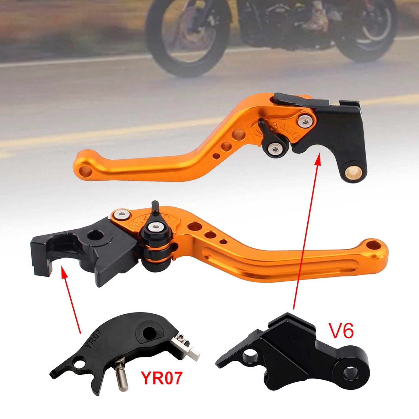 NEW Short Clutch Brake Lever fit for YAMAHA XSR900 XSR900GP MT-09 MT-09SP 24-25