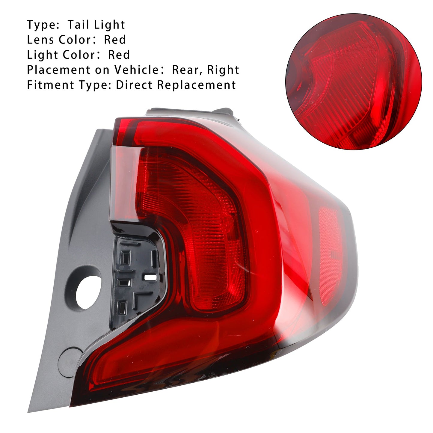 2018-2021 GMC Terrain SLE / SLT Right LED Tail Light Lamp GM2805135