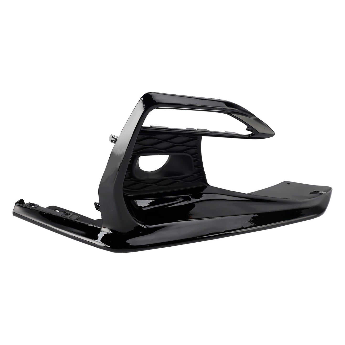 2018-2020 Infiniti Q50 Sport Bumper Fog Light Lamp Cover Black Grille Bezels