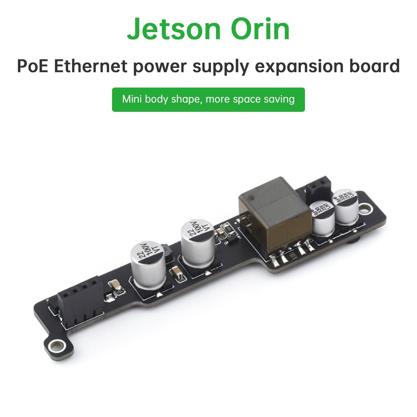 NVIDIA Jetson Orin Nano/NX Ethernet POE Power Supply Expansion Board 802.3af/at