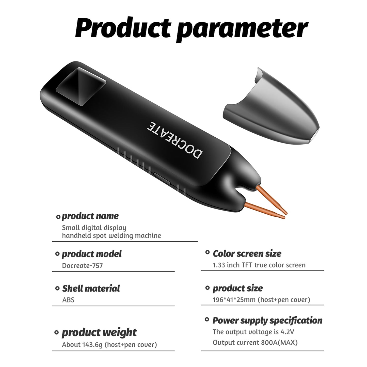 DIY Portable Mini Portable Spot Welder Battery Welding Tool 99 Gears Adjustable