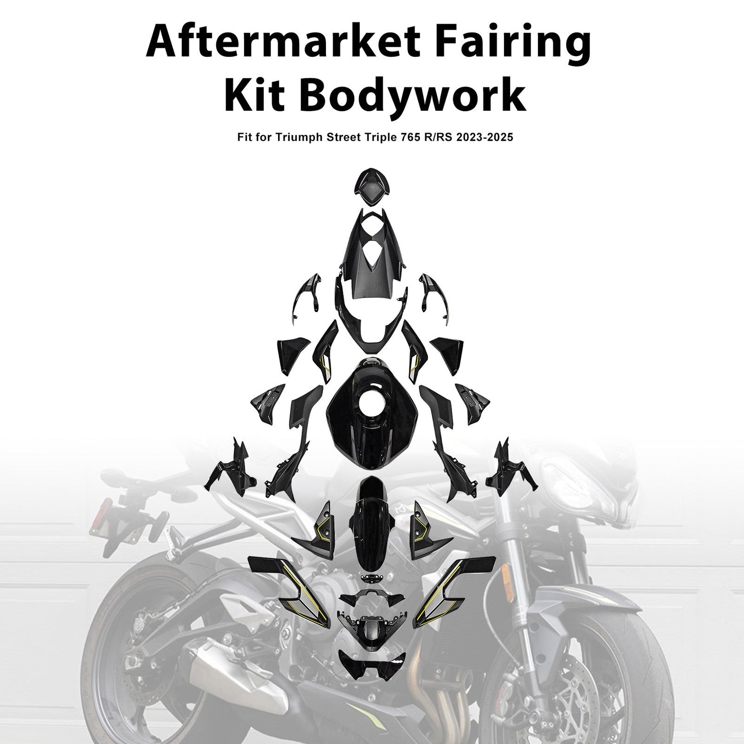 Injection Bodywork Fairing Kit for Street Triple 765 R/RS 2023-2025