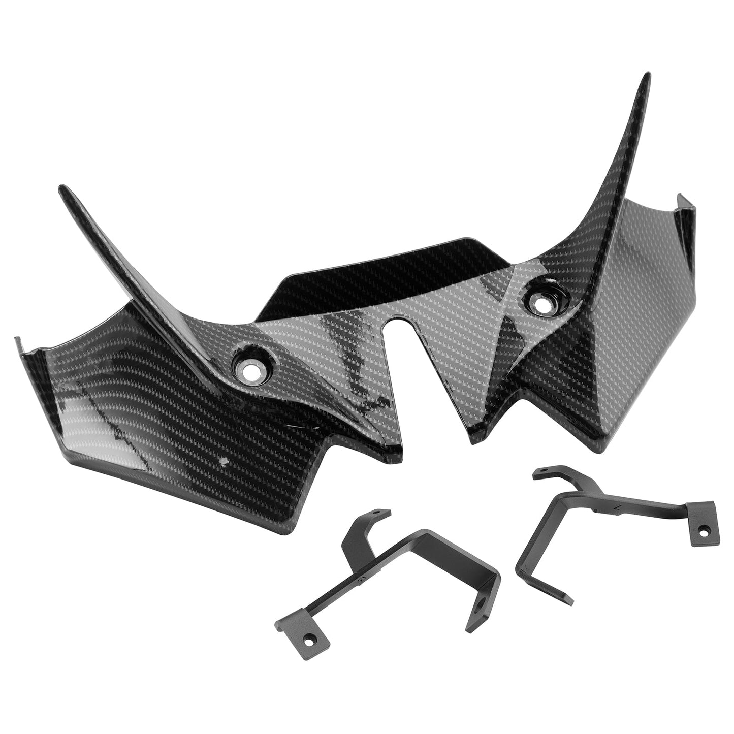 2021-2024 Kawasaki Z650 Front Downforce Spoiler Extension Fairing Carbon