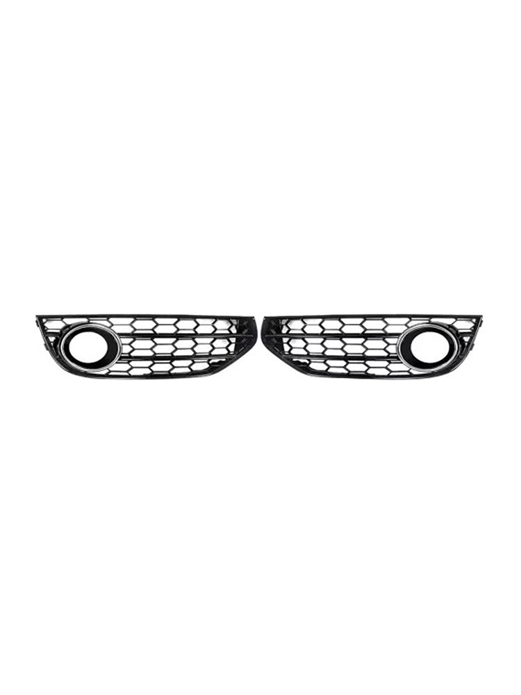 2010-2015 Audi A4 Allroad B8 Front Bumper Honeycomb Fog Grille Cover Chrome