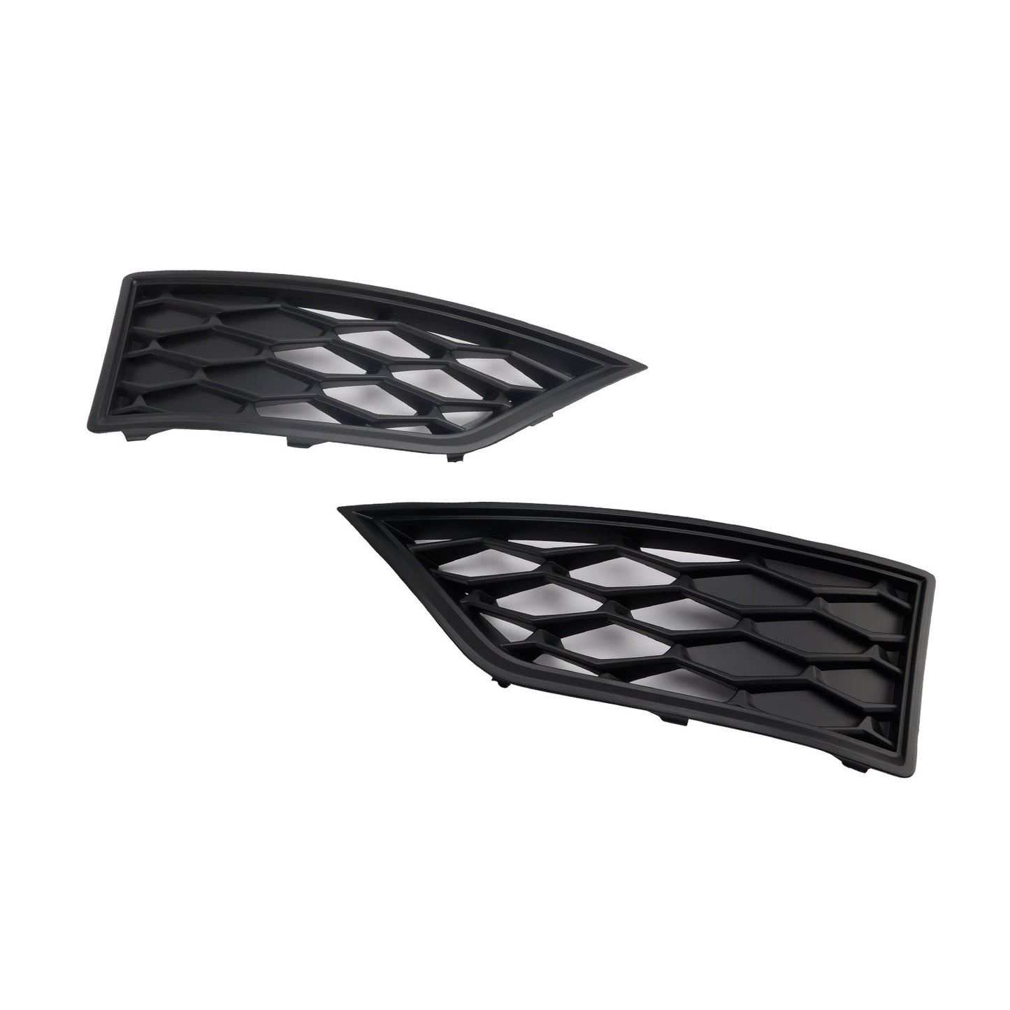 2012-2017 Seat Leon Cupra 5F Black Front Honeycomb Fog Light Grille Cover