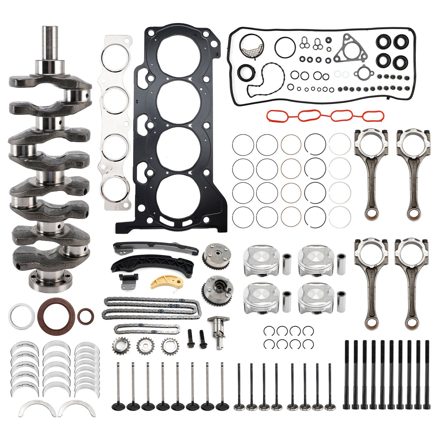2012-2015 TOYOTA PRIUS PLUG-IN 1.8L Engine Rebuild Overhaul Kit Crankshaft Rods Timing 2ZR-FE 11791-22020