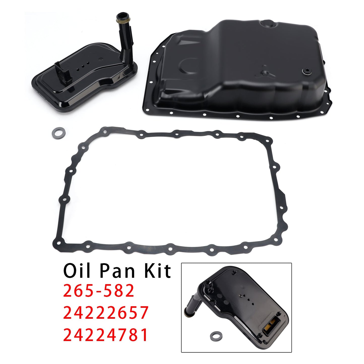 2009-2018 For Chevy Silverado 6L80 Transmission Oil Pan Kit 24236933