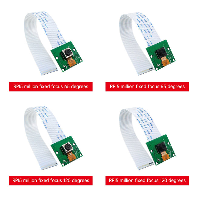 Raspberry Pi 4B Camera 5 Million OV5647 HD Camera Module Fixed Focus/Auto Focus
