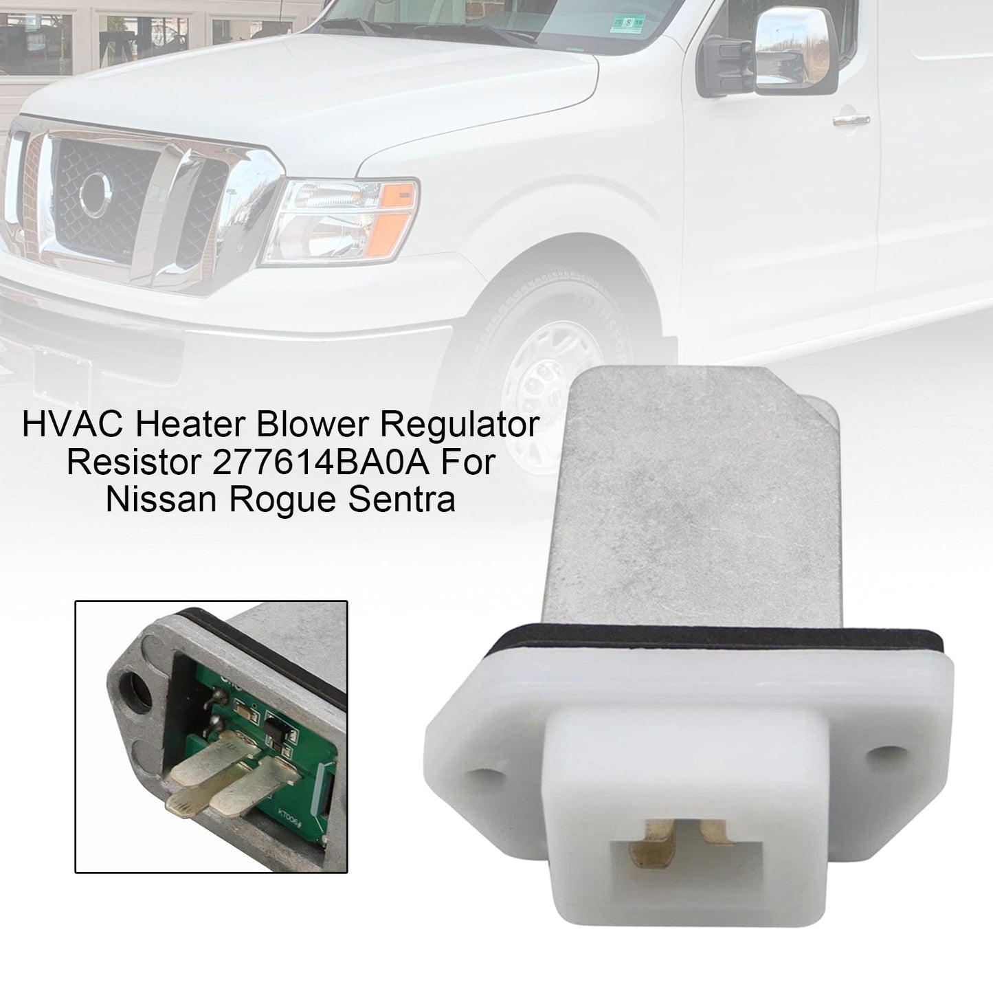 HVAC Heater Blower Regulator Resistor 277614BA0A For Nissan Rogue Sentra