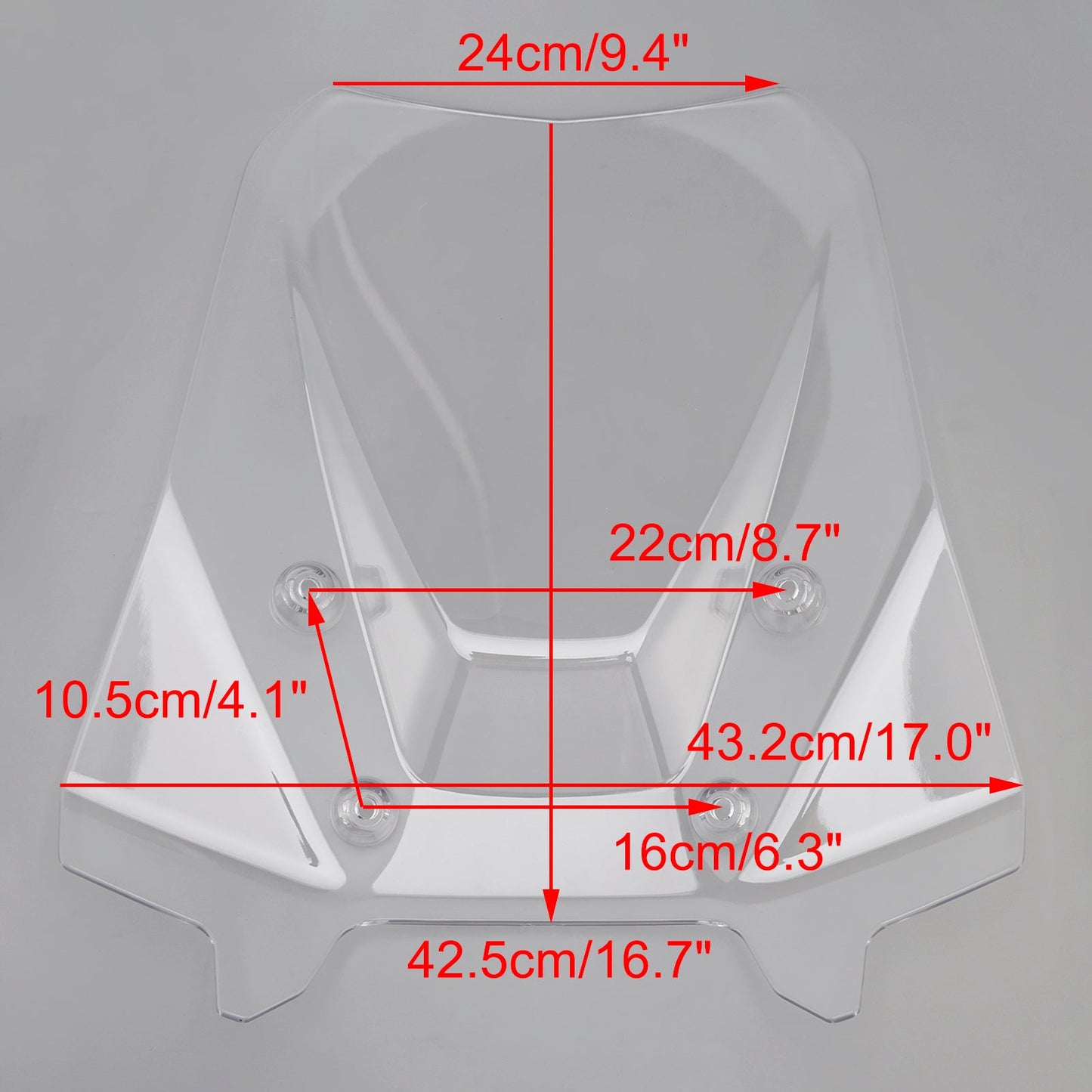 2024-2025 BMW R1300GS ADV Windshield WindScreen