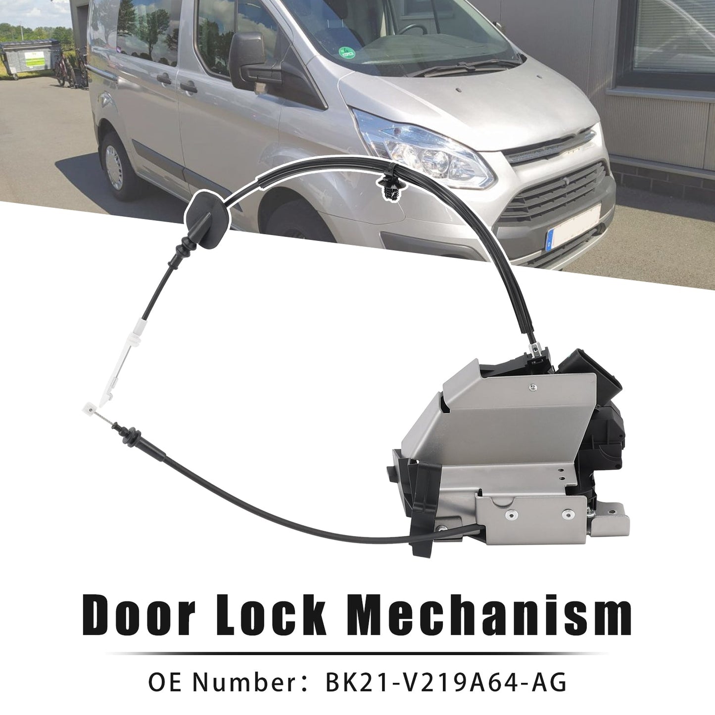 Front Right Door Lock Mechanism BK21-V219A64-AG For Ford Transit Tourneo Custom V362