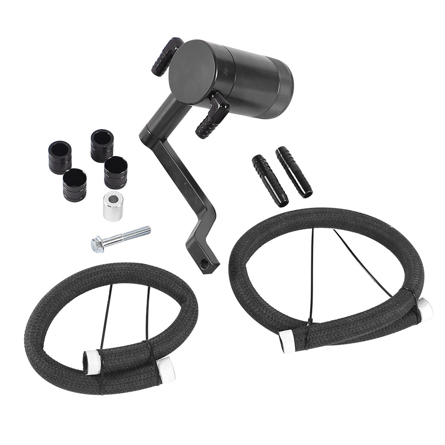 Catch Can Air Oil Separator Black For Dodge Charger Challenger 2011-2021
