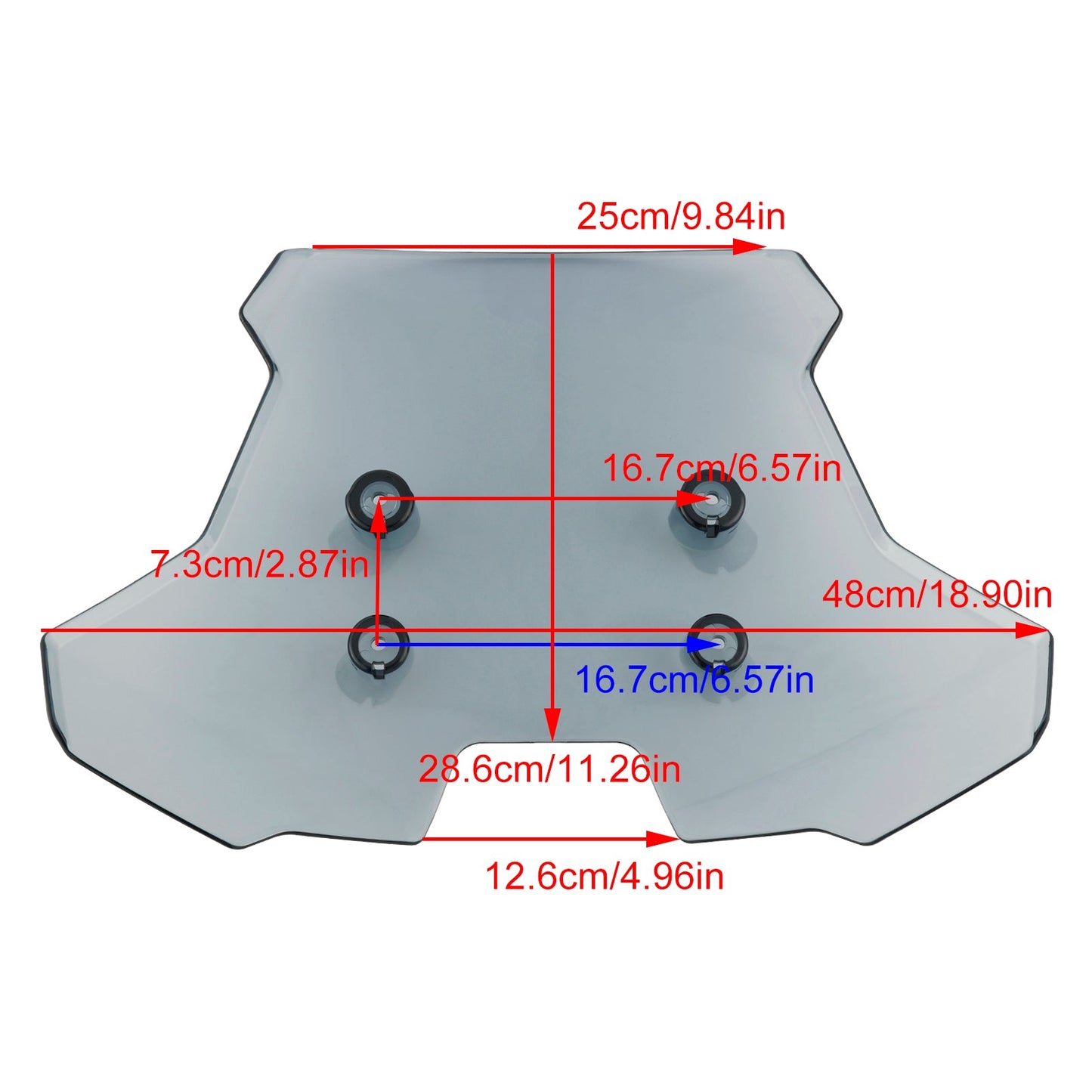 Windshield WindScreen fit for Suzuki V-STROM 800/DE/DE ADV/Touring 2023-2024