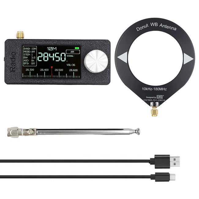 SI4732 Portable Radio 0.5-108MHz LSB AM FM Mini Pocket All-Band Radio Receiver