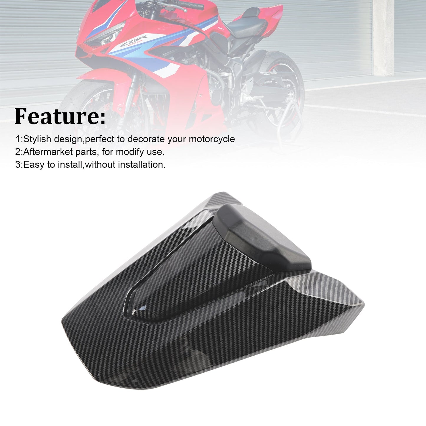 2024-2025 Honda CBR650R CB650R Rear Tail Seat Fairing Cover
