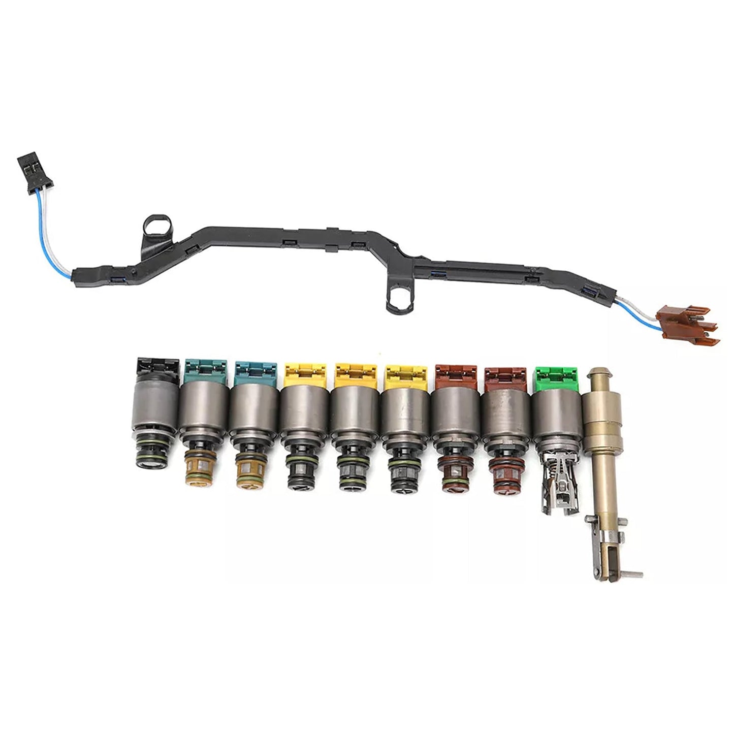 2008-2014 BMW X6 4.4 V8 E71 6HP28 Transmission Valve Body Repair Solenoid Kit 1068298047