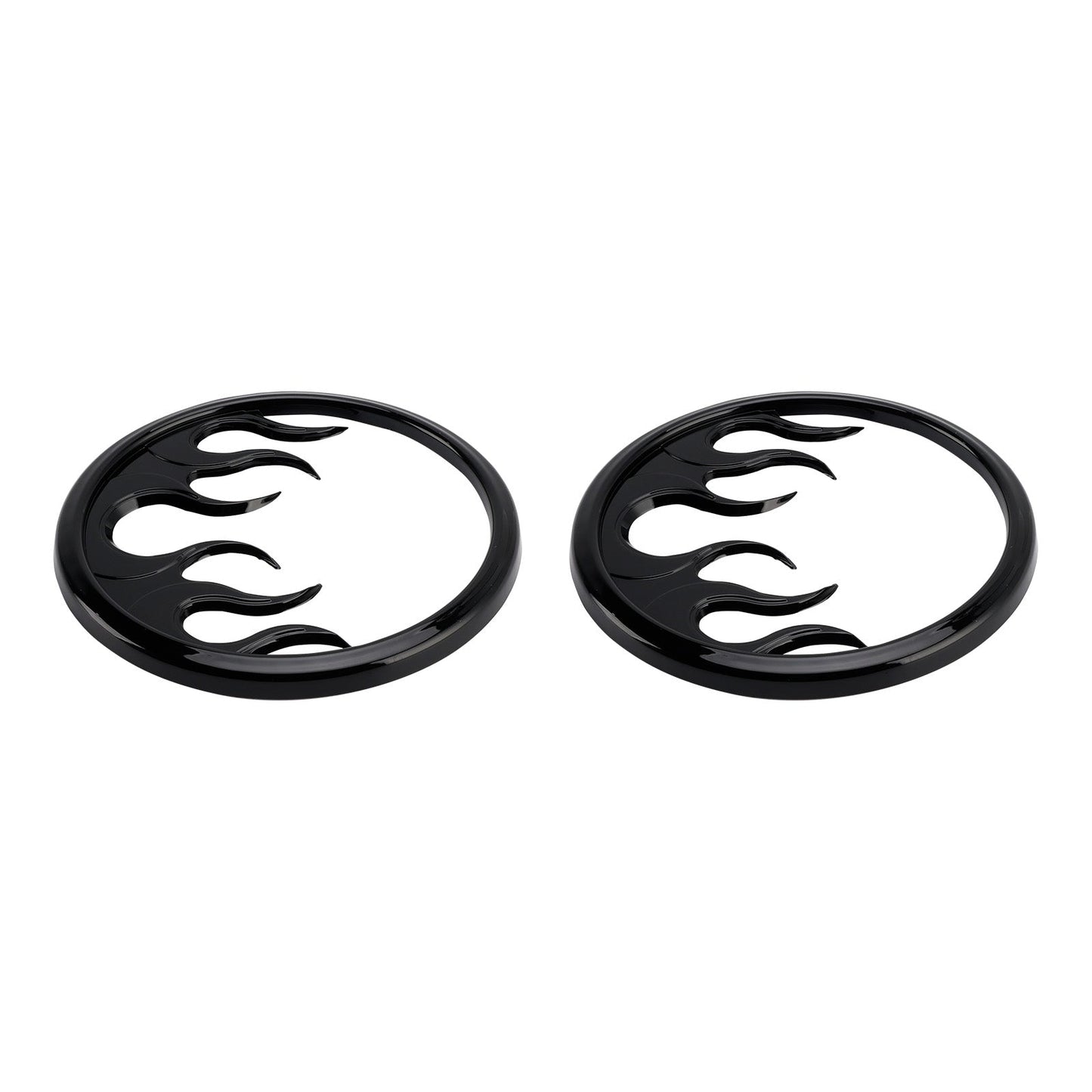 Flame Speaker Grills Accent Trim Cover For Touring Electra Glide Ultra Classic