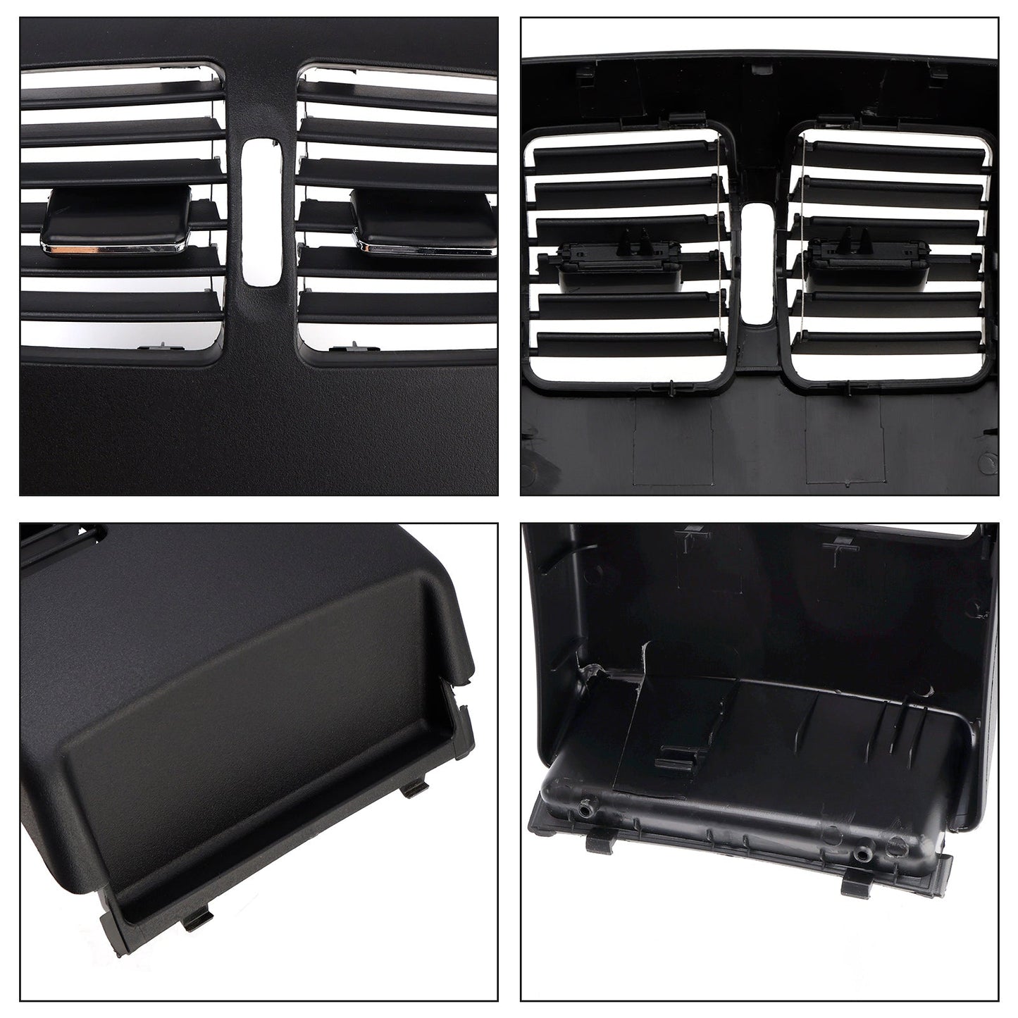2007-2014 Mercedes Benz C-Class W204 Rear Center Console Air Vent AC Panel Cover Black