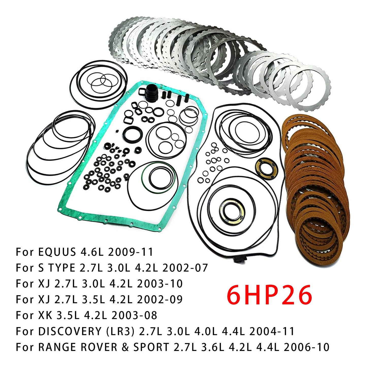 2005-2011 BMW 3 SERIES 3.0L Auto Transmission Master Rebuild Kit Overhaul Clutch Plates 6HP26