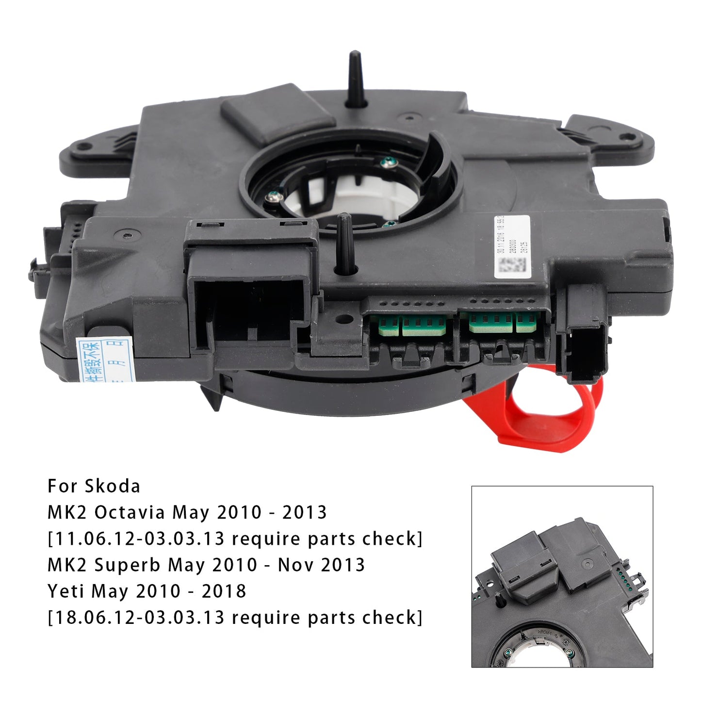 2011-2019 Audi Q3 AirBag Spiral Cable Clock Spring 5K0953569AH