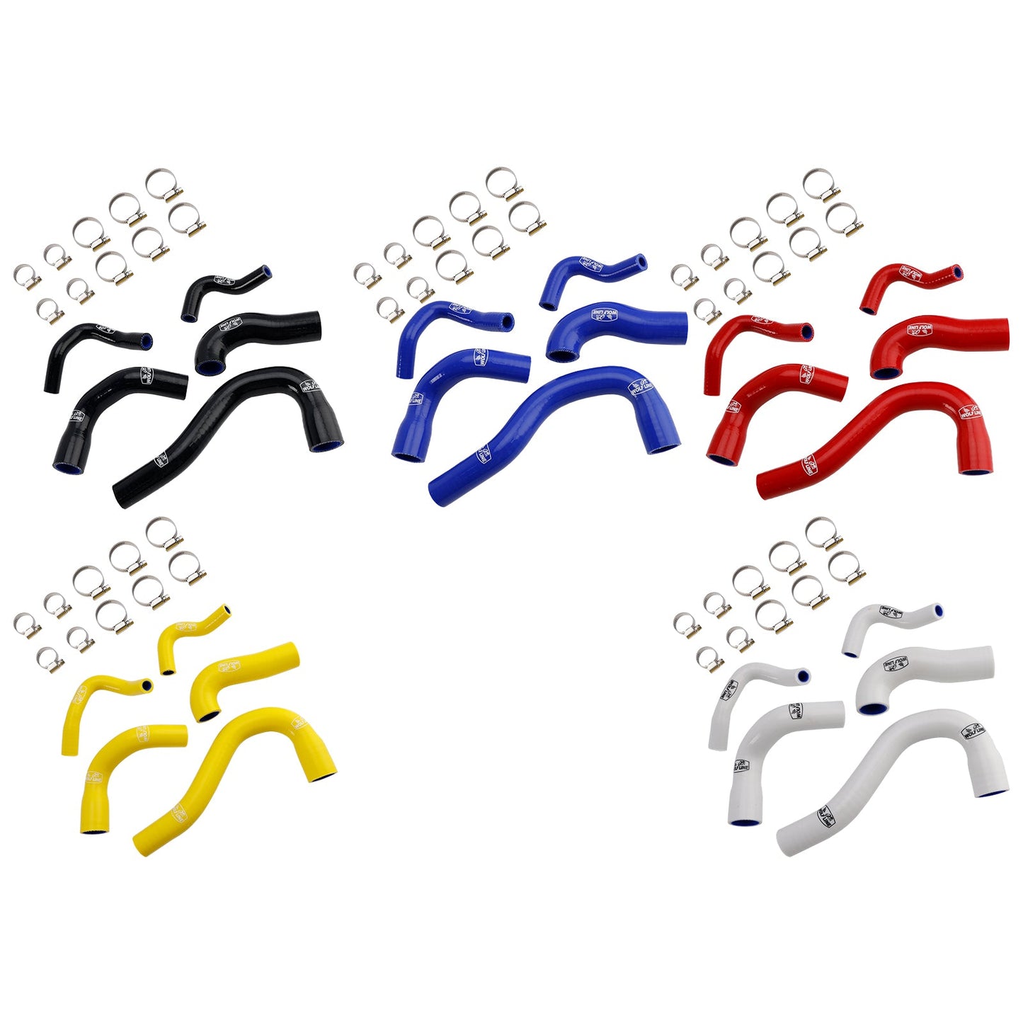 Yamaha MT-09 XSR900 Tracer 9/GT all years Silicone Radiator coolant Hose