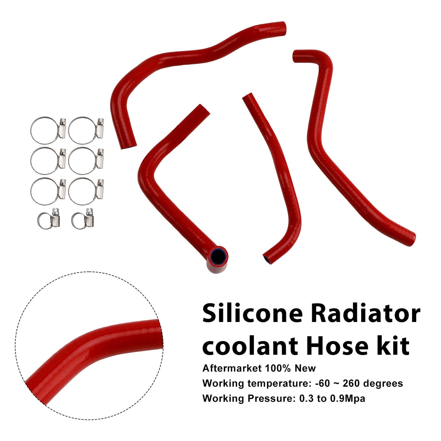 2024-2025 Honda NX400 NX500 Silicone Radiator coolant Hose