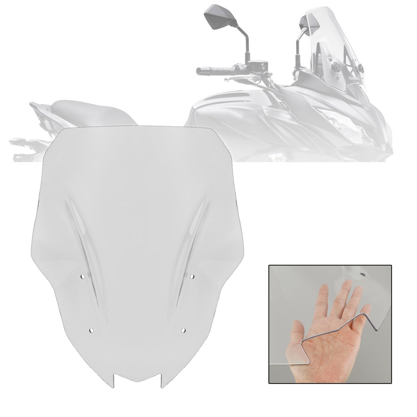 2022-2023 Kawasaki Versys 650 Windshield Windscreen