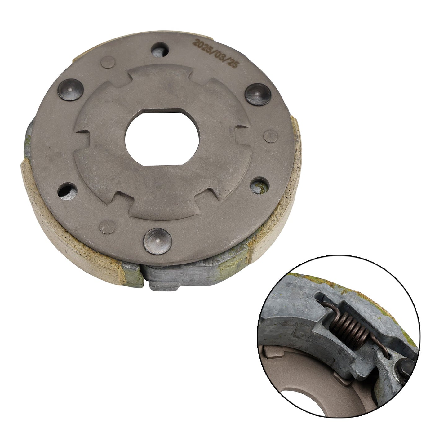 22350-201-000 Clutch Weight Shoes Carrier Assy For Adly Atv 50 Noble Panther