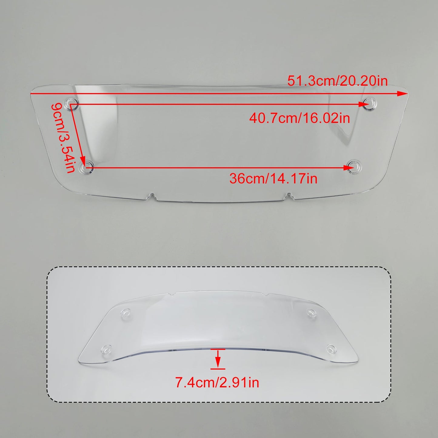 Windshield WindScreen fit for CVO Street Glide FLHXSE 2023 2024 Wave