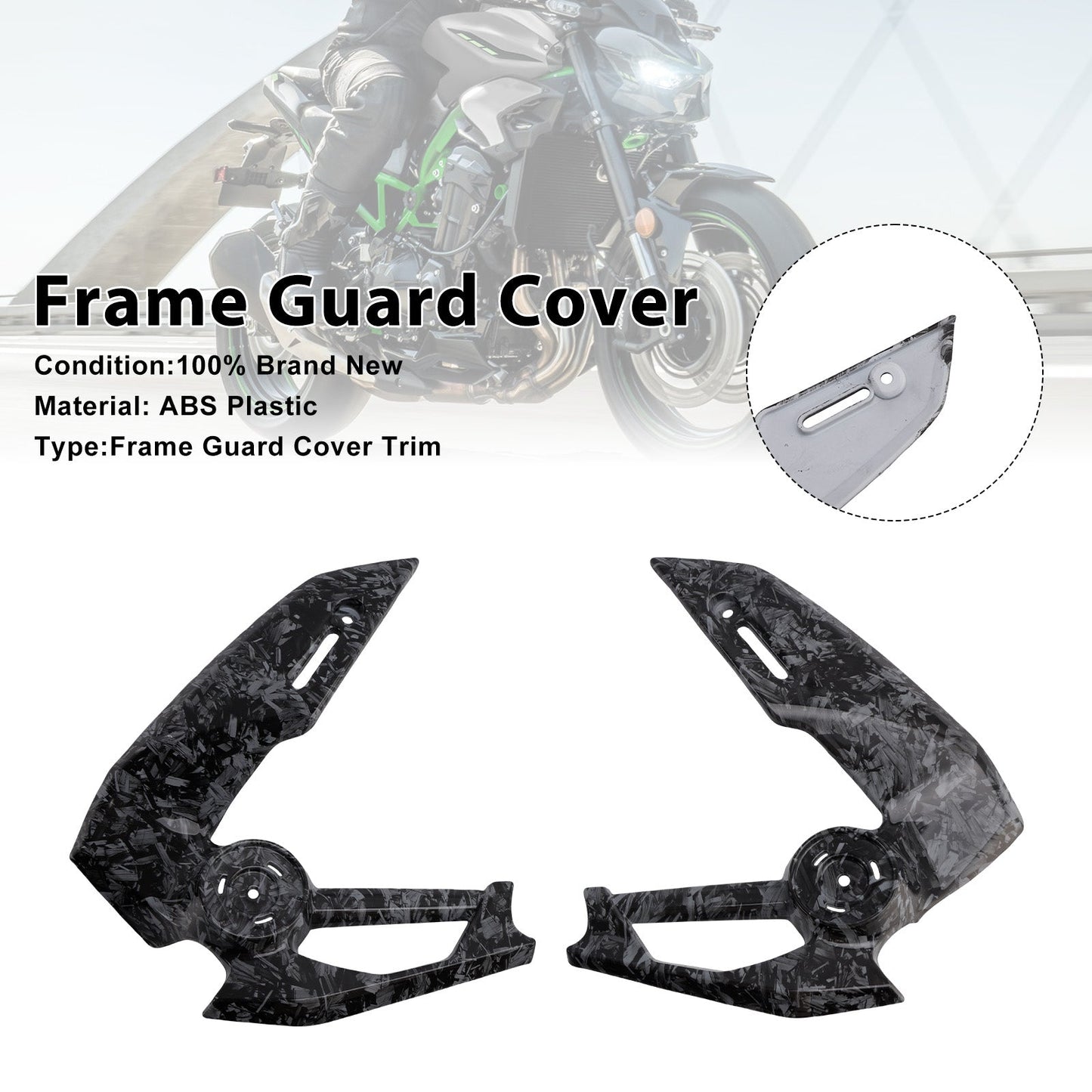2025-2026 Kawasaki Z900 Frame Side Cover Guard Fairing