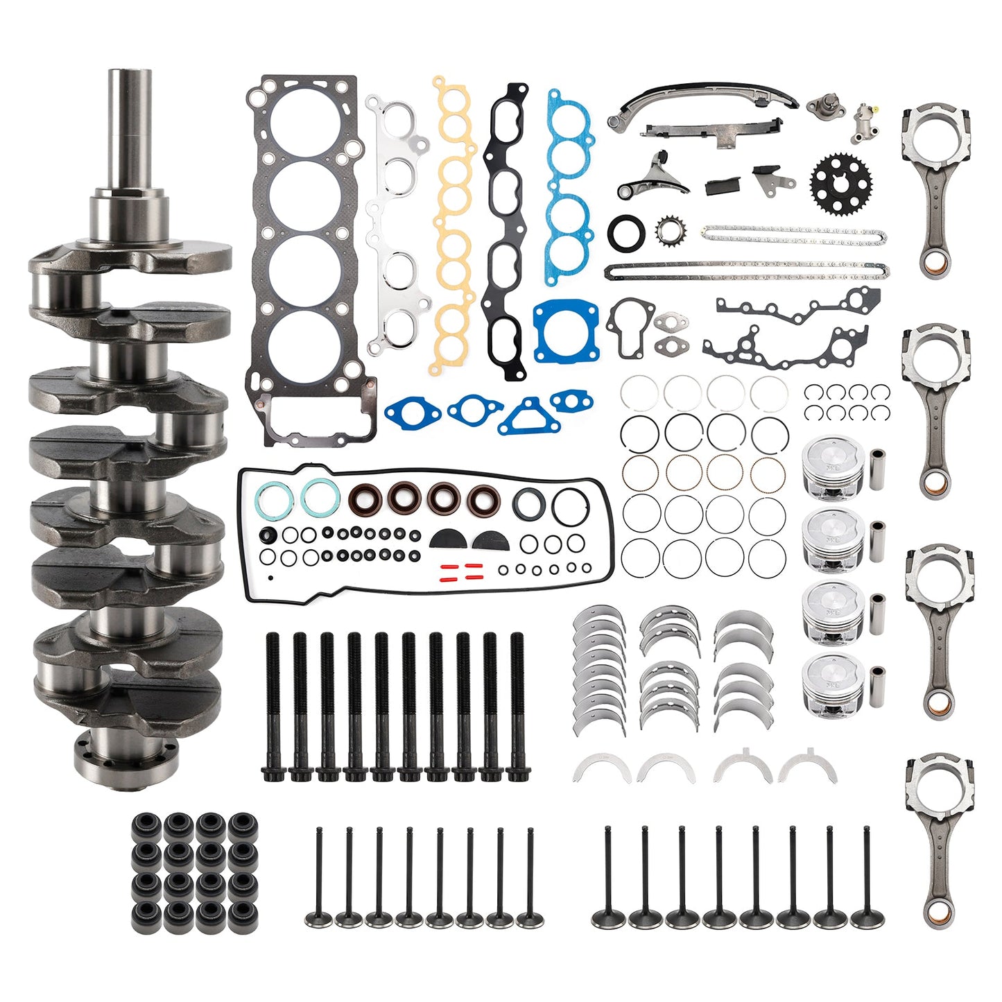 3RZ-FE Engine Overhaul Rebuild Kit for Toyota 4Runner Tacoma T100 2.7L 1994-2004