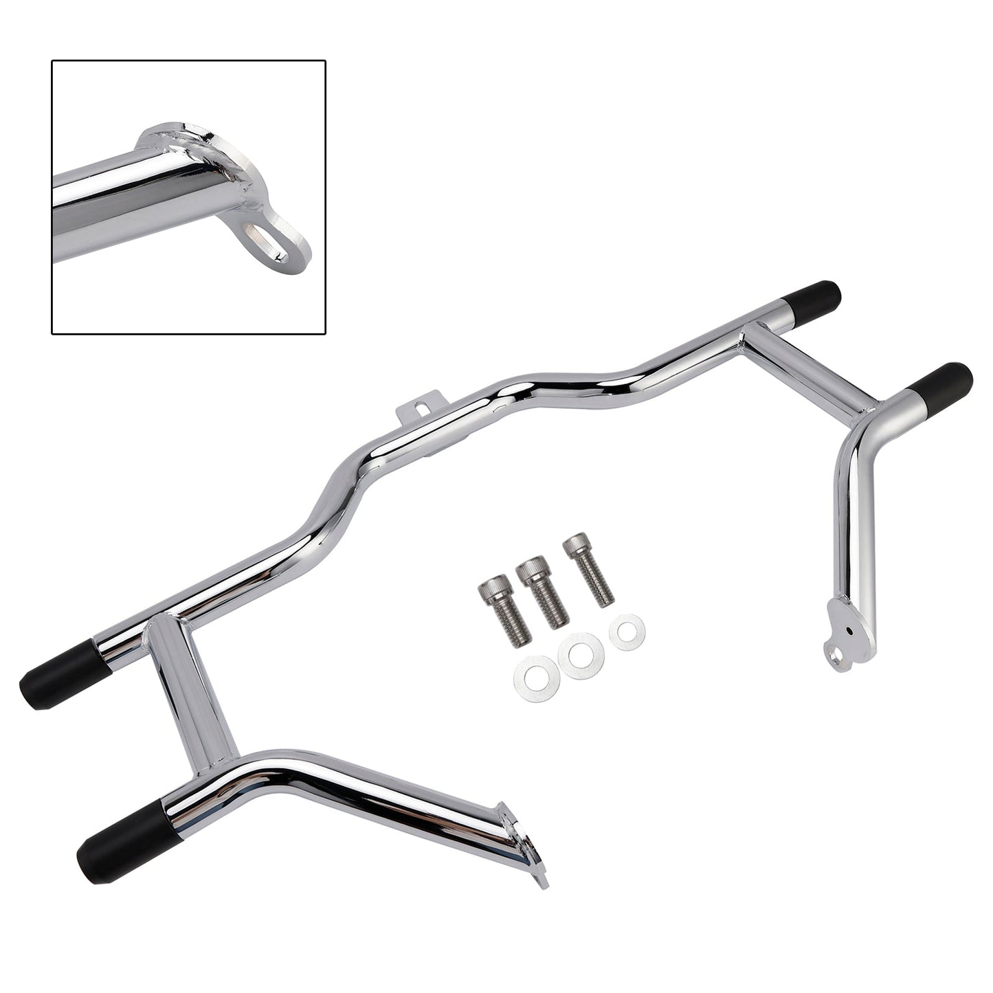Bumper Engine Guard Fairing Mount Crash Bar Kit Fits For Cvo Road King Black