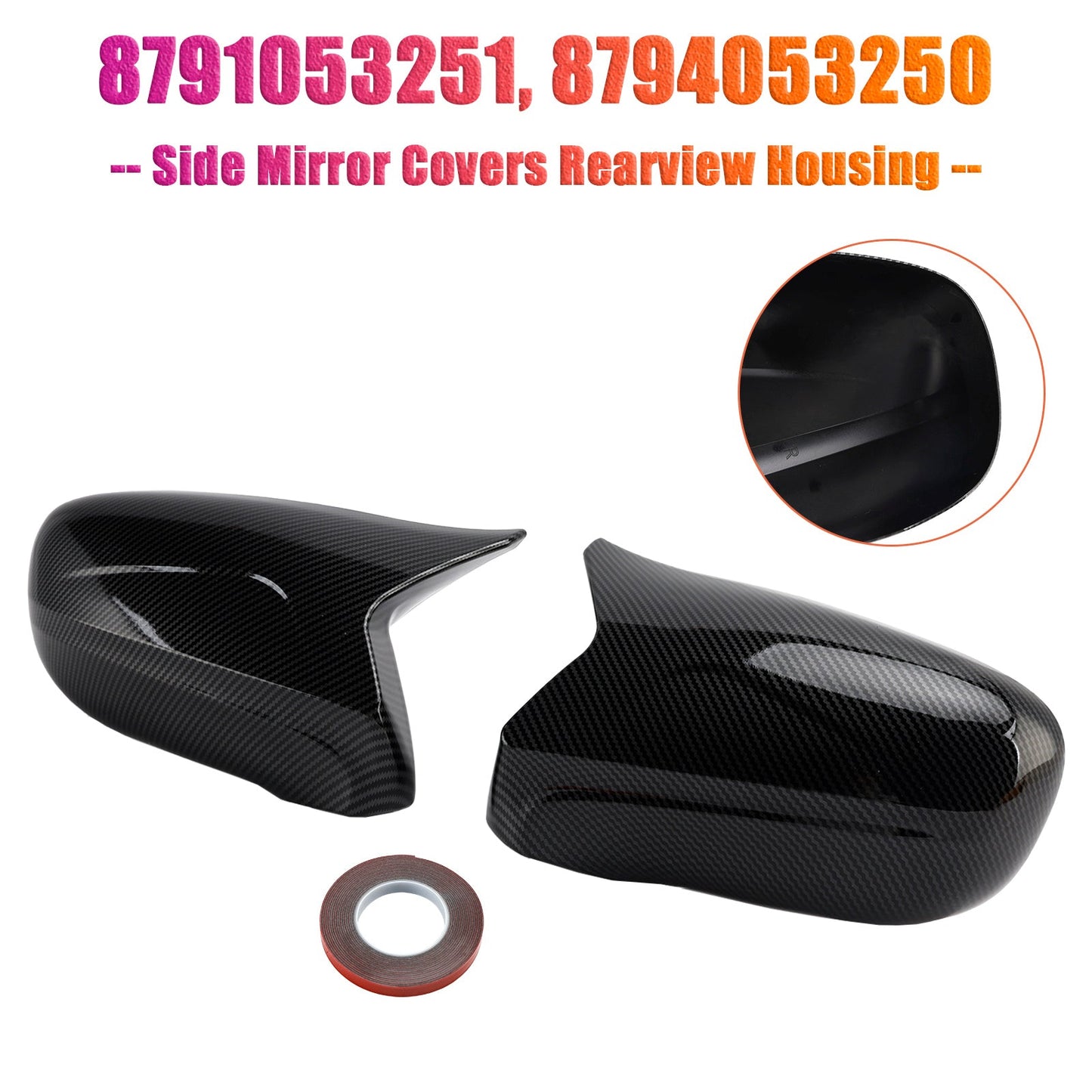 Side Mirror Covers Rearview Housing for Lexus IS250 IS350 2006-2012