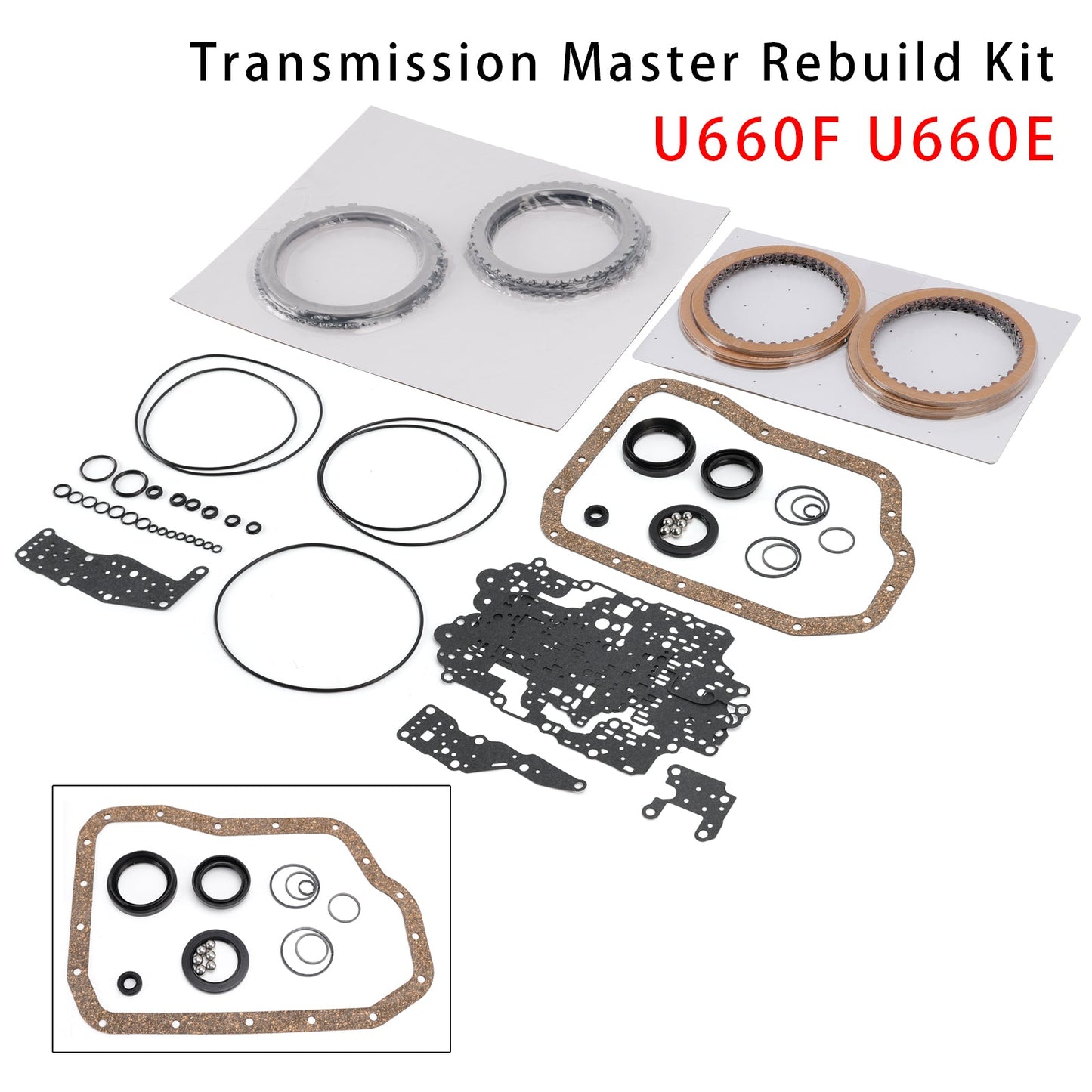 2008-2014 For ALPHARD 3.5L Transmission Master Rebuild Kit Set U660F U660E