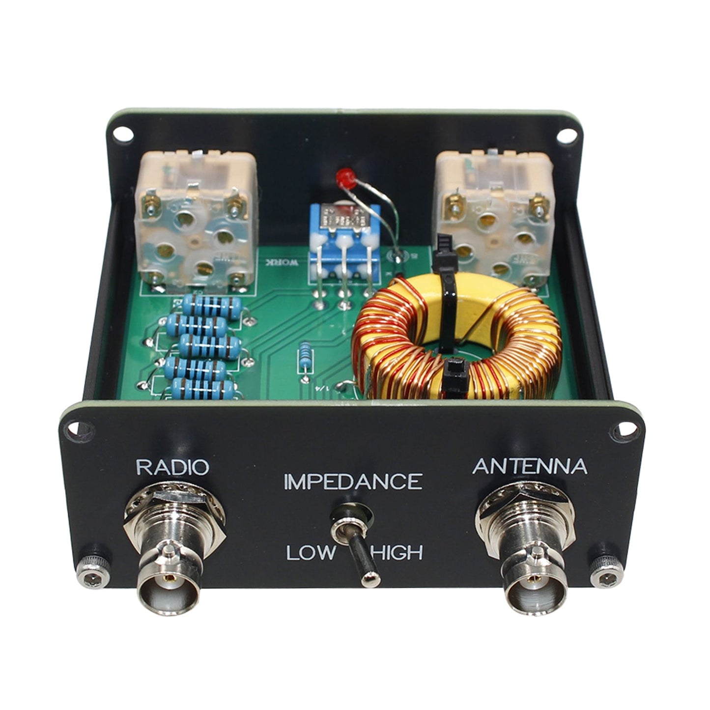 Z-Match QRP Manual Tuner Antenna Tuner HAM Adapter 3-28 MHz BNC Interface