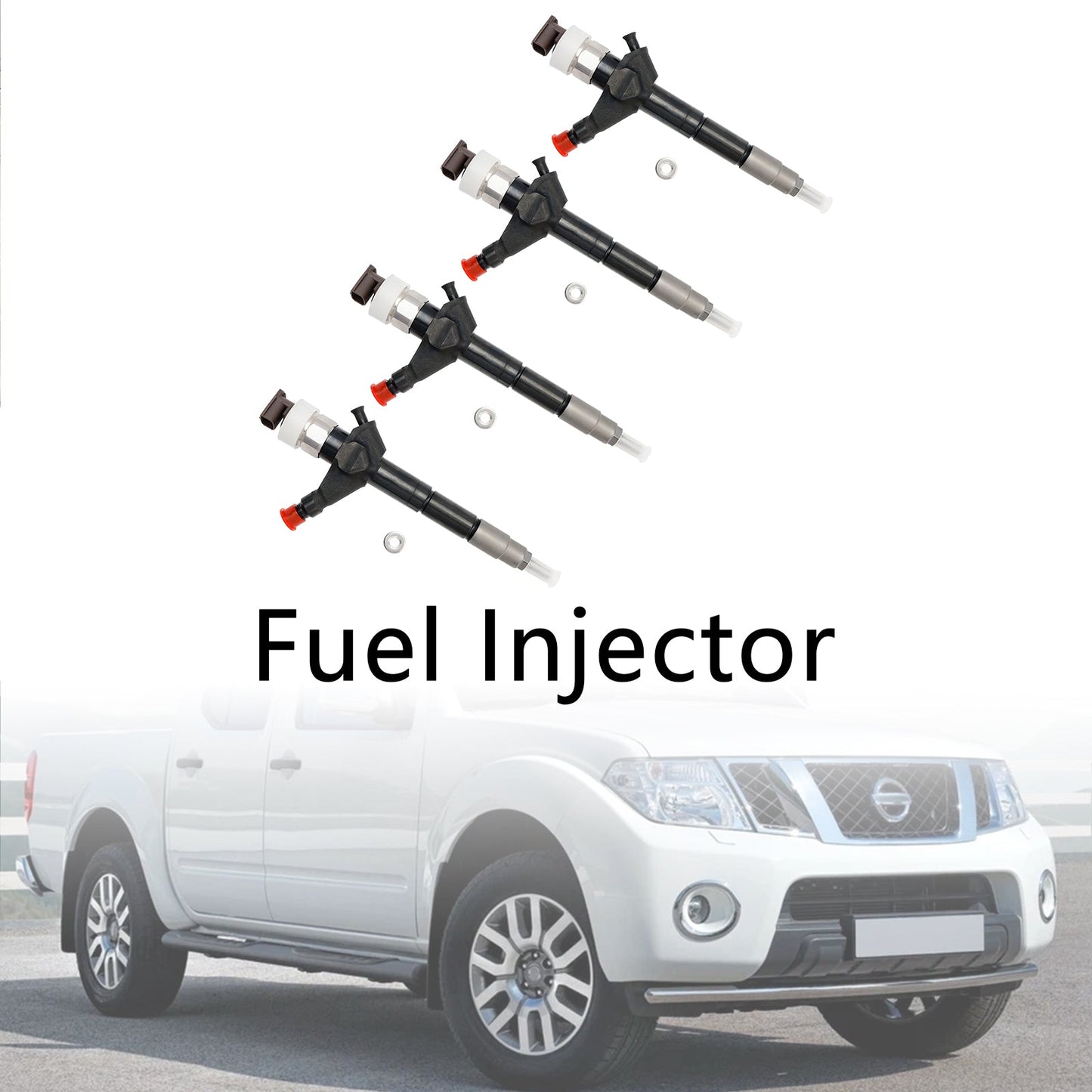 2006-2009 Nissan Navara & Pathfinder YD25 4PCS Fuel Injector 16600-EB70A 095000-6250